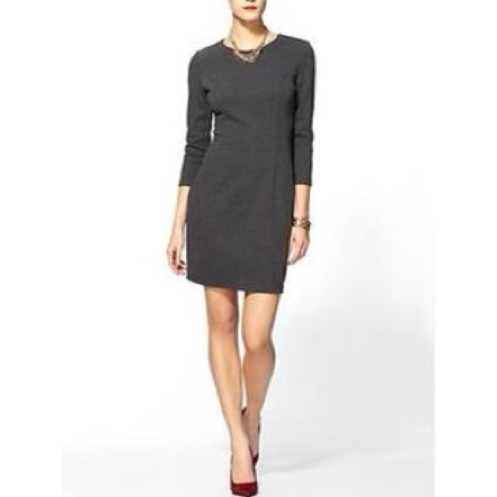 Tinley Road 3/4 Sleeve Bodycon Dress Gray Size S